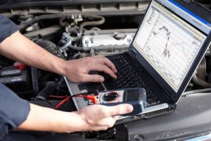PC autodiagnostika v autě